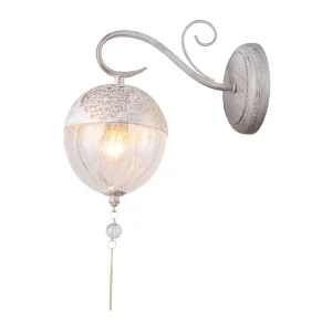 Бра «Grace» 657/1А 1хЕ14х40 Вт цвет белый/золотой