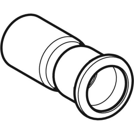 22320 Переход Geberit Mapress из углеродистой стали, с гладким концевиком Geberit  - Вид №1