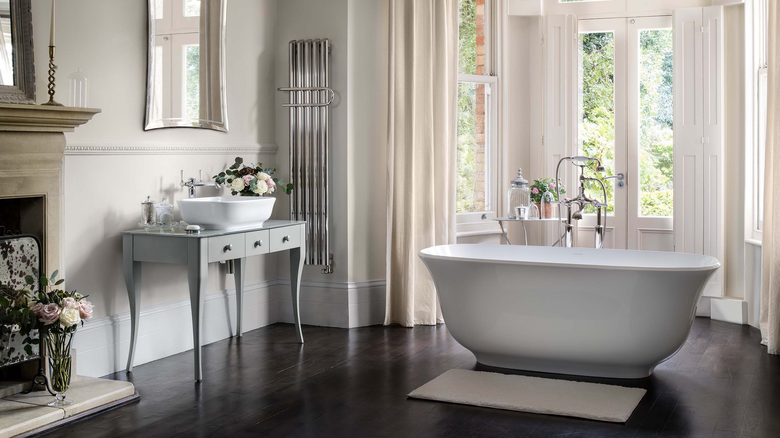 AMT-N-MW-NO Ванна отдельностоящая Victoria + Albert Amiata Matt White - Вид №2