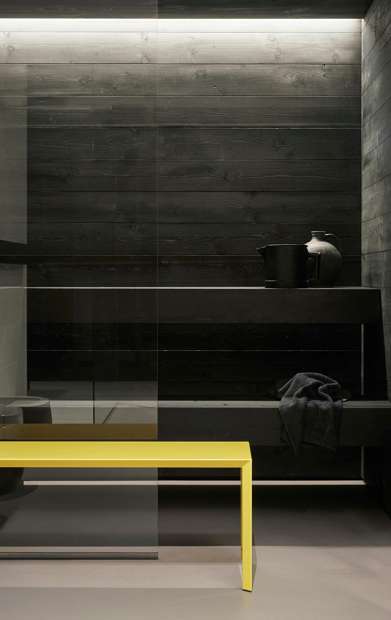 Алюминиевая электрическая скамья полотенцесушитель Tubes Plug &amp ARCH-00130712 - Вид №1