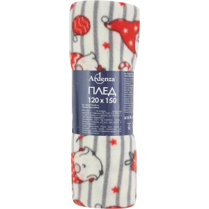 Плед Гномики-сластёны 120x150 см флис цвет серый