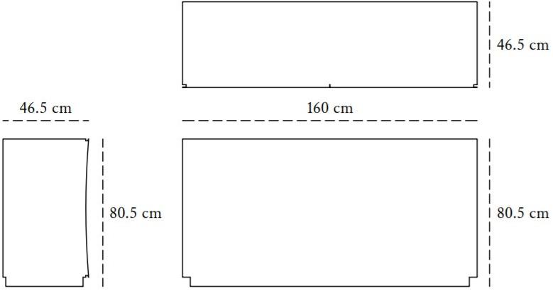 Scarlet Splendour Буфет металлический с распашными дверцами Kaizen Ka01 - Вид №3