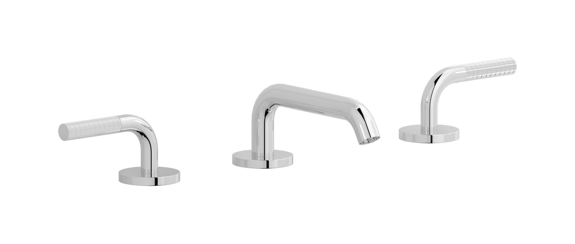 Смеситель для раковины с 3 отверстиями и автоматическим сливом IB Gatsby ARCH-00014705 - Вид №1