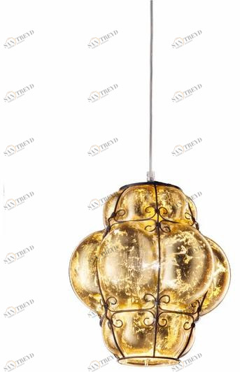 Siru Подвесной светильник из муранского стекла Foglia oro Ms 207-030 