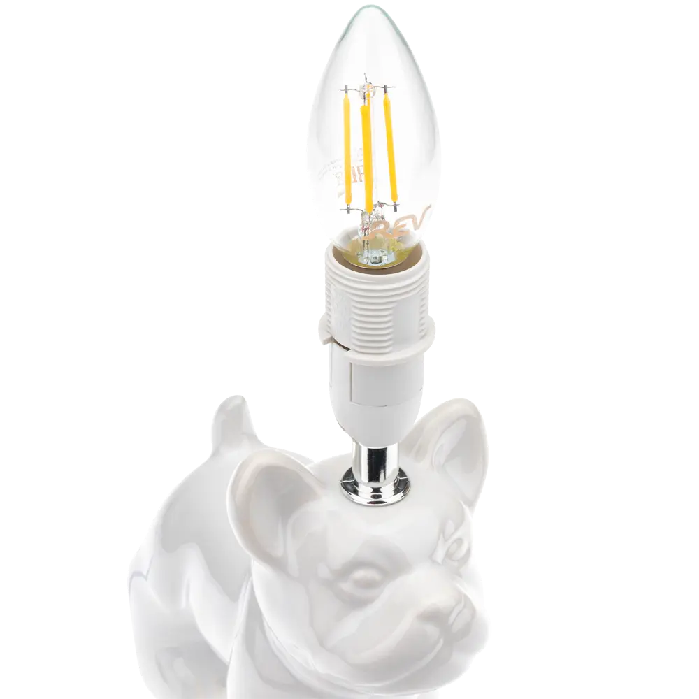 Настольная лампа Бульдог 52703 9, цвет белый Santreyd STLM-2173709 - Вид №11