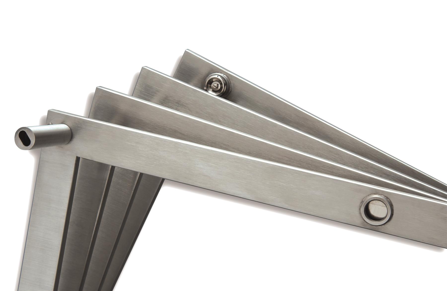 Полотенцесушитель Hammam UNO Stainless steel  комбинированный; электрический или водяной Сталь  - Вид №29