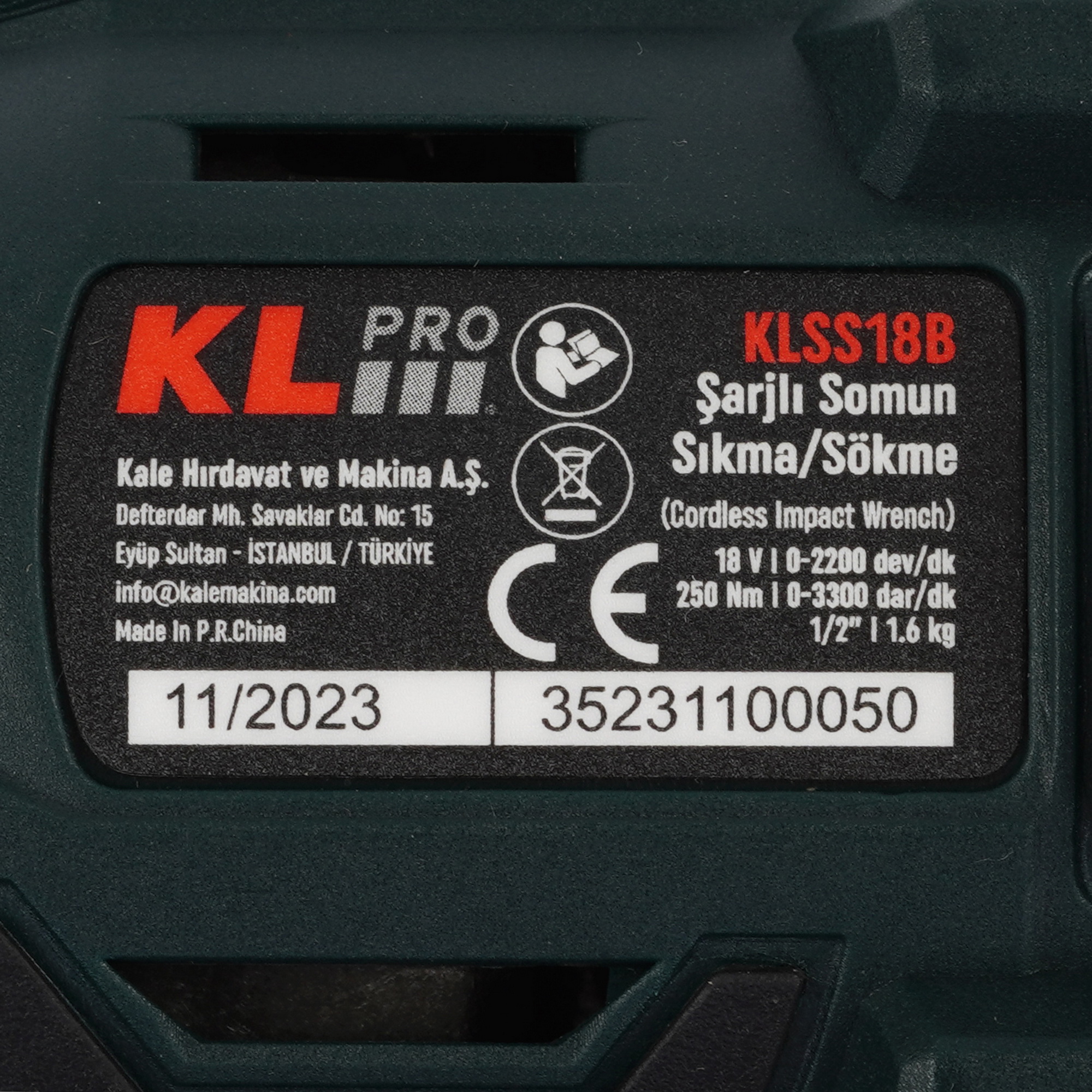 Гайковерт KLPRO KLSS18B-50 9153972 STDN-0048669 - Вид №4
