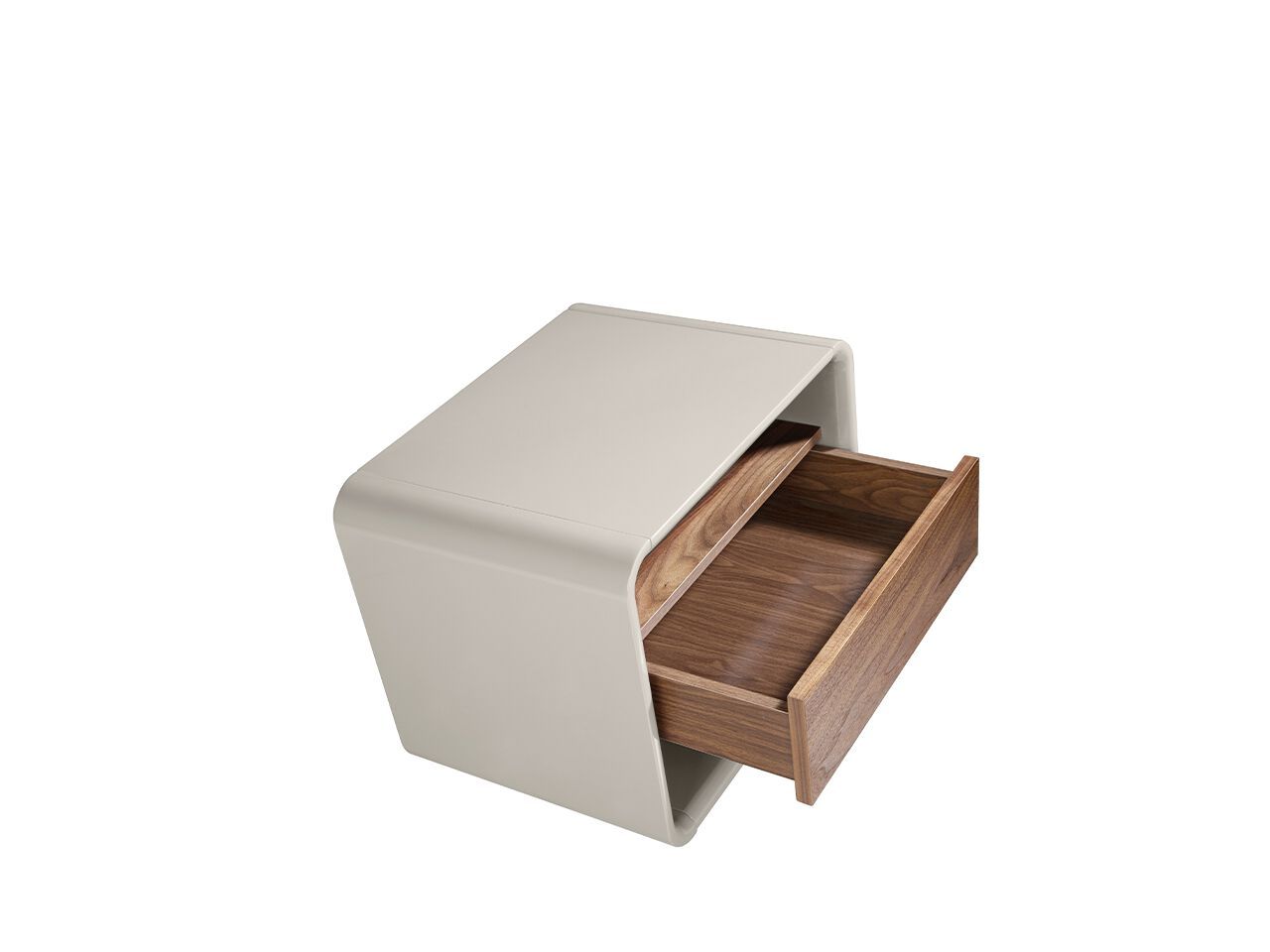 Прямоугольная прикроватная тумбочка из МДФ с ящиками Angel Cerda Nature Life ARCH-00092995 - Вид №2