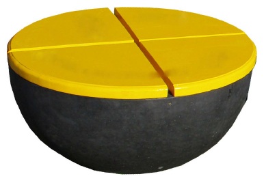 11629 СМАЙЛ, скамья из бетона LAB.Space  - Вид №2