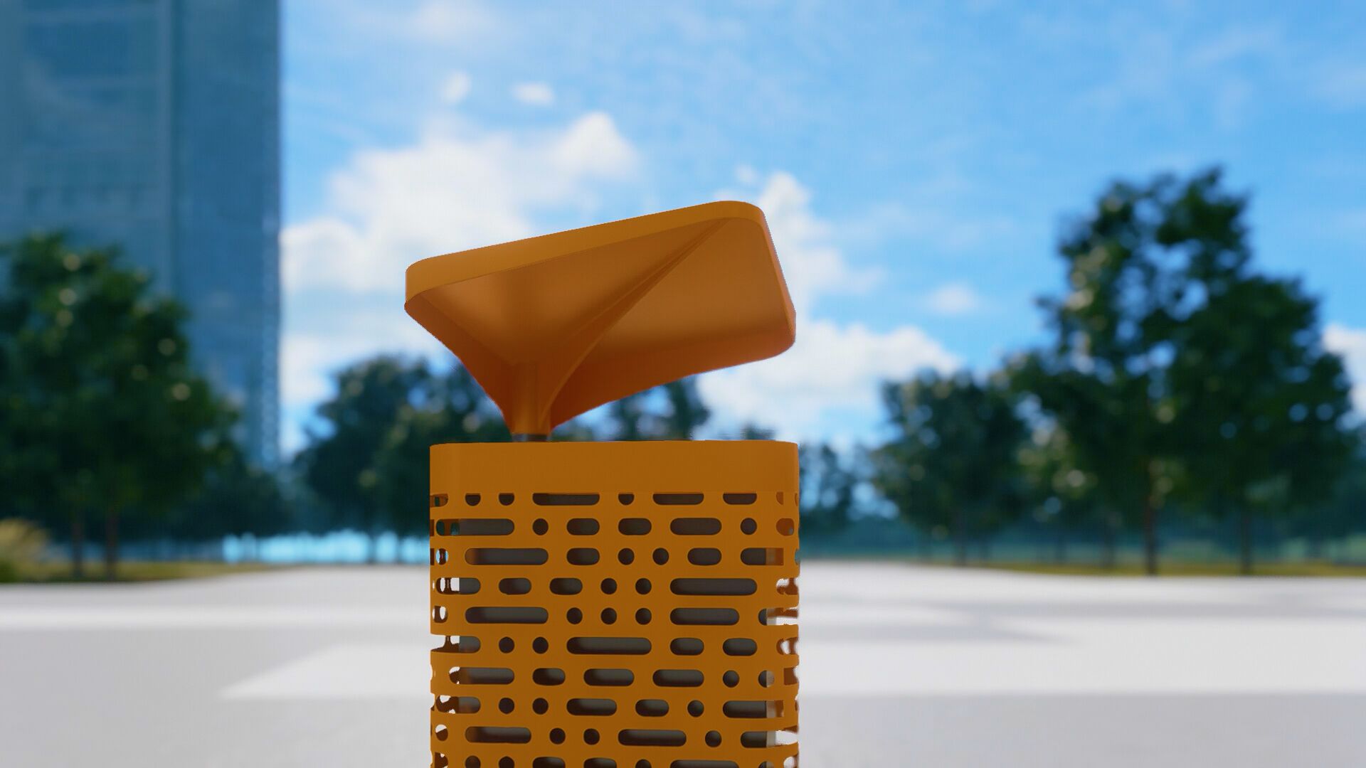 Наружная стальная стойка для мусора CITYSì Pivot ARCH-00085194 - Вид №4