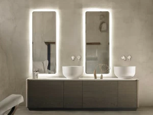 INBANI Двойная деревянная тумба под умывальник с ящиками Origin