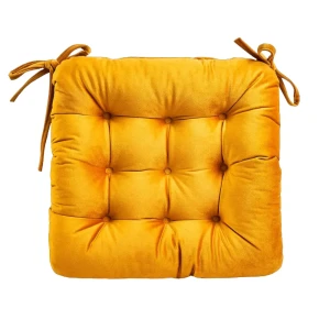 Подушка для стула Seasons Solemio 1 40x36 см цвет желтый