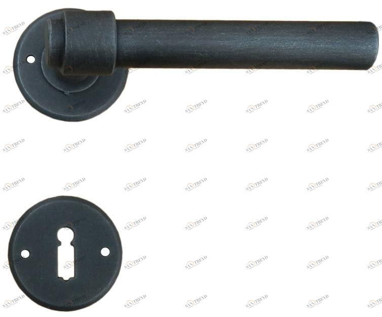 Galbusera Железная ручка на розетке с розеткой Milano 1833