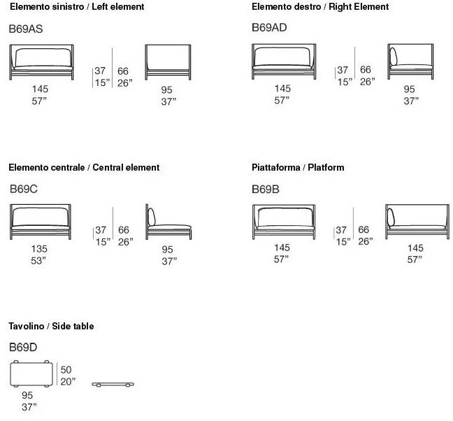 Paola Lenti Модульный диван Canvas sun-id-1435925 - Вид №8