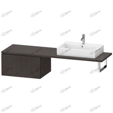 LC585407272 Шкафчик для консоли L-Cube #LC5854 720 x 547 мм Дуб брашированный, натуральный шпон Duravit