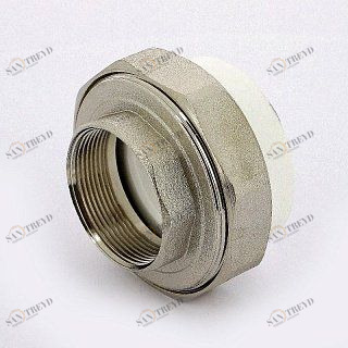 Муфта В разборная PRO AQUA полипропиленовая 63x2' PA20024