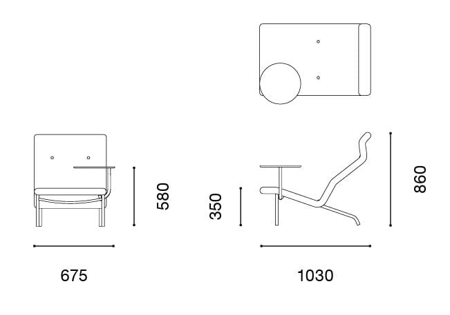 Кресло с журнальным столиком Established&Sons Lucio ARCH-00038465 - Вид №8