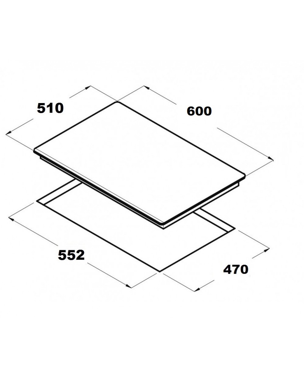 9295451 Газовая варочная поверхность SCHTOFF H 6001 C02 IS BLACK STDN-0148620 - Вид №7