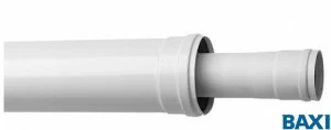 KHG71408851 Коаксиальное удлинение полипропиленовое, диам.80/125 мм, длина 1000 мм, HT (KHG71408851) BAXI