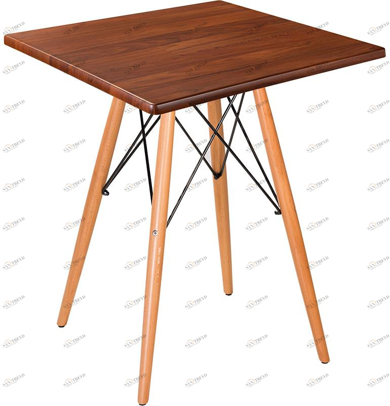 30795 Стол Eames woodS nut R-HOME 860419+170505nut