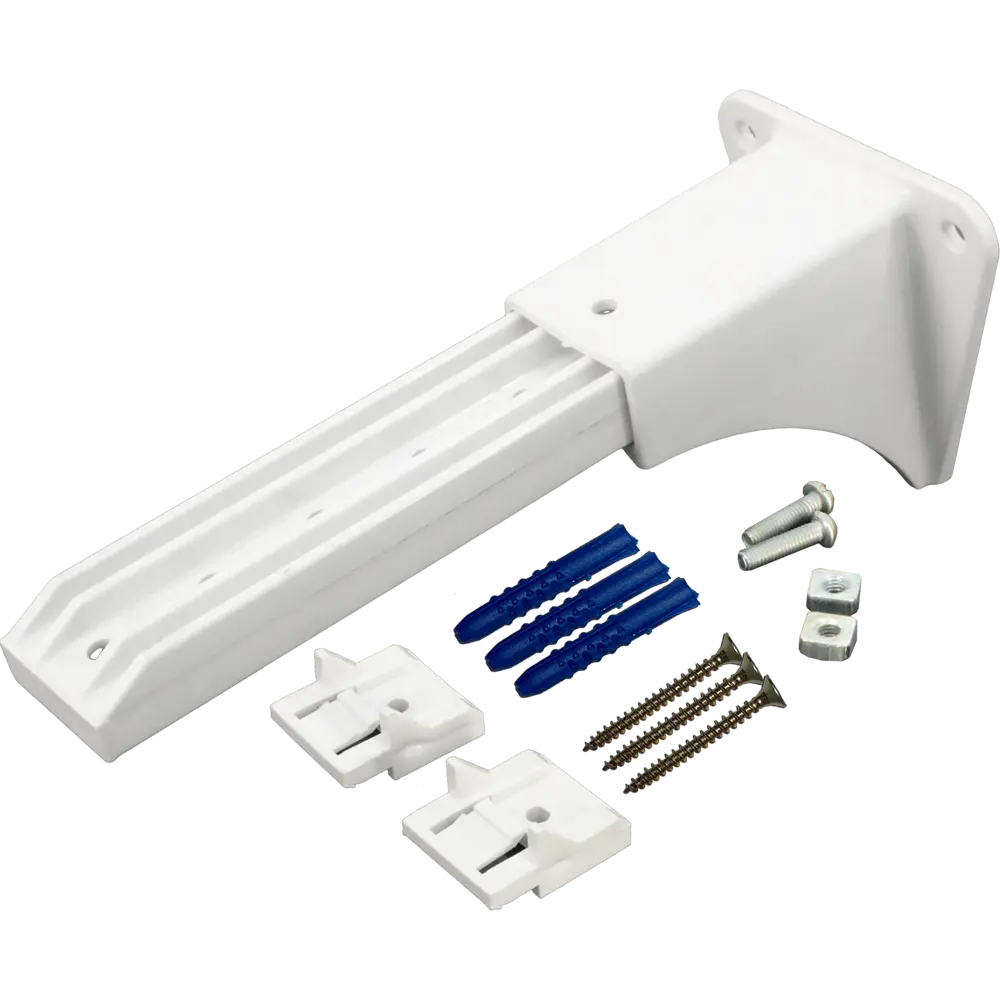 Кронштейн Kauffort 16-18 см пластик цвет белый Santreyd STLM-2169062 - Вид №1