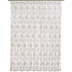 Тюль на ленте «Королевский цветок» 300х260 см цвет белый