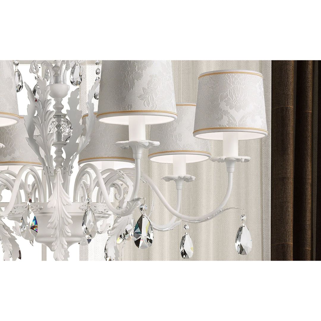 Masiero ACANTIA 8 V95/DAM/14/WH люстра подвесная 110398 - Вид №1