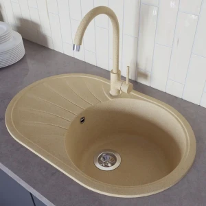 DR.GANS Арена - кухонная мойка из литого мрамора с крыльями 82502607