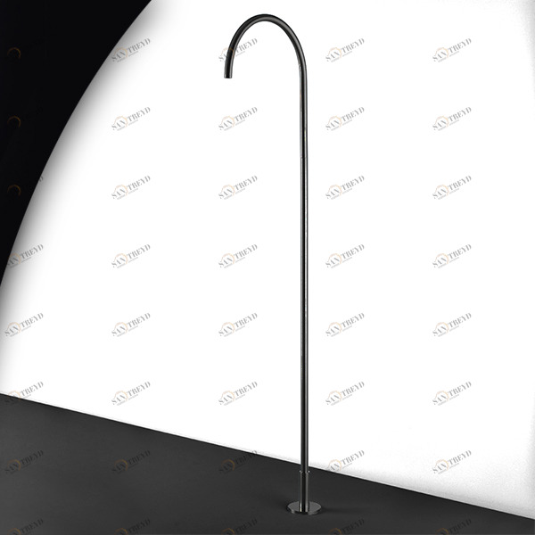 Излив напольный HIRO CHP51C карбон Radomonte