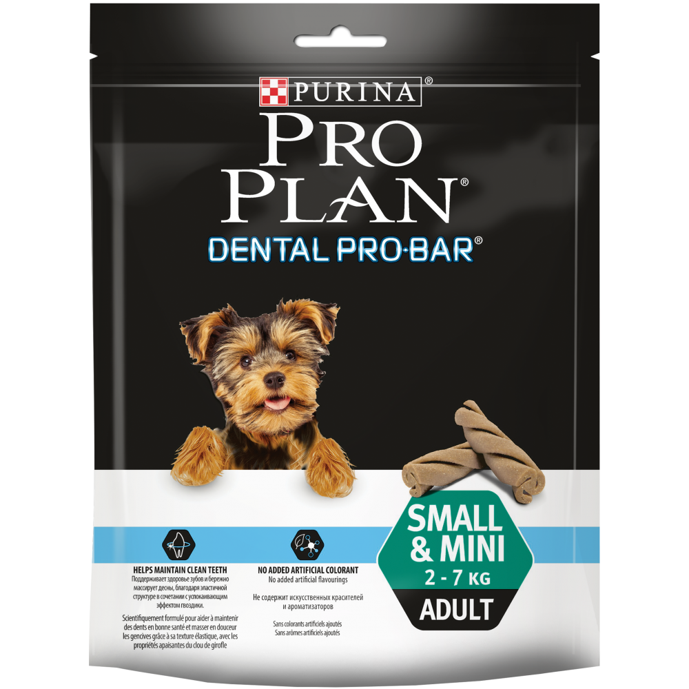 ПР0045318 Лакомство для собак Dental Pro Bar Small\Mini 150г Pro Plan 