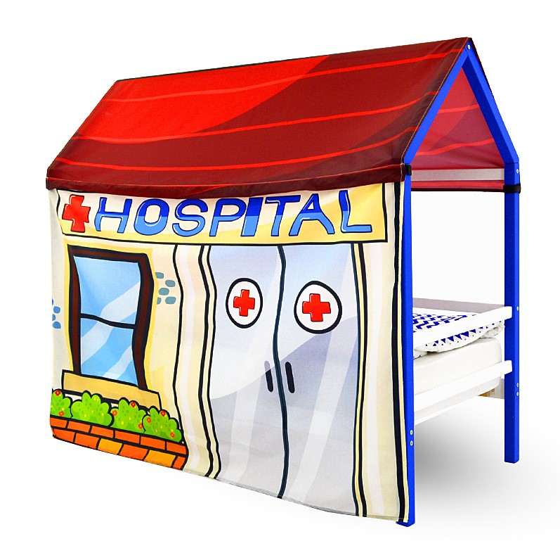 Накидка для кровати-домика Svogen игровая "Госпиталь" БЕЛЬМАРКО  00-3873208 Красный;бежевый Santreyd  - Вид №1
