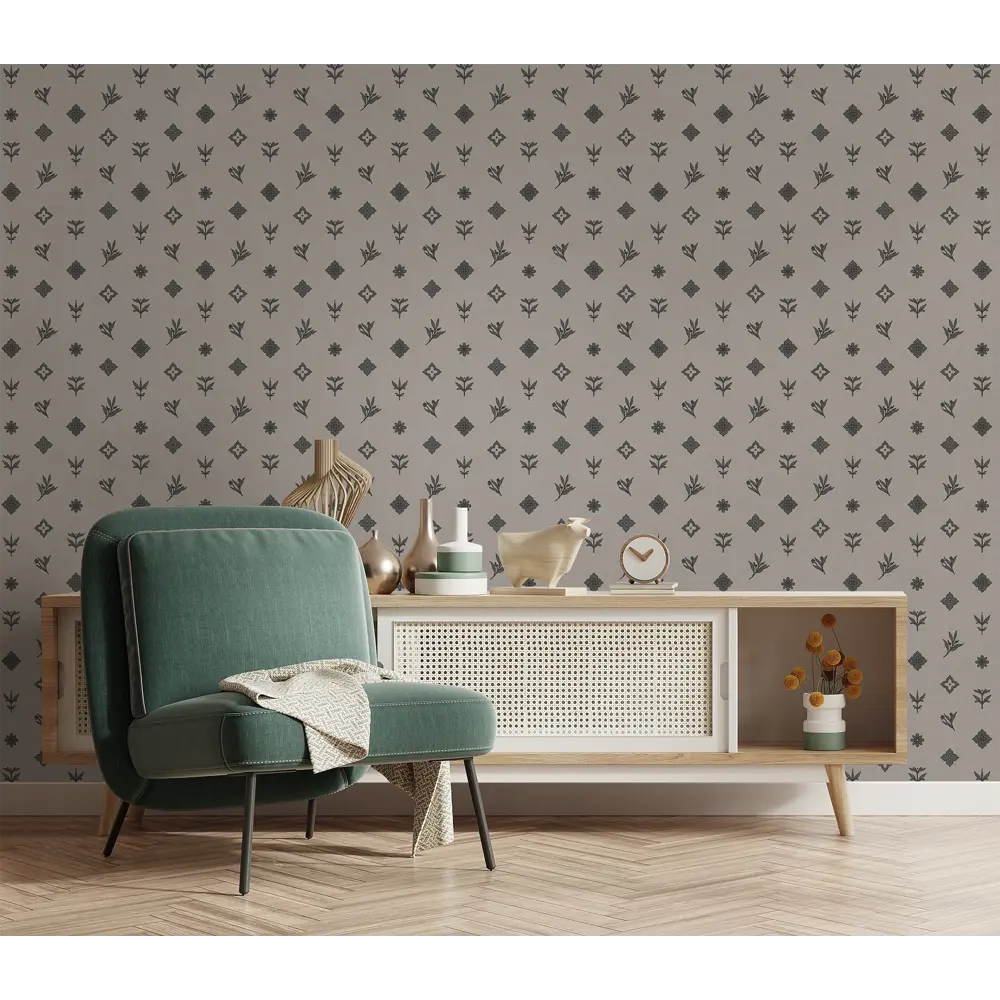 Victoria Stenova Monogramm: флизелиновые обои с абстрактным узором 89425467 STLM-1573145 - Вид №4