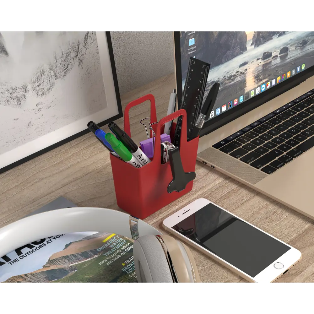 Сумка для мелочей Daikiri 6.6x15 см пластик цвет роза Santreyd STLM-2171678 - Вид №3