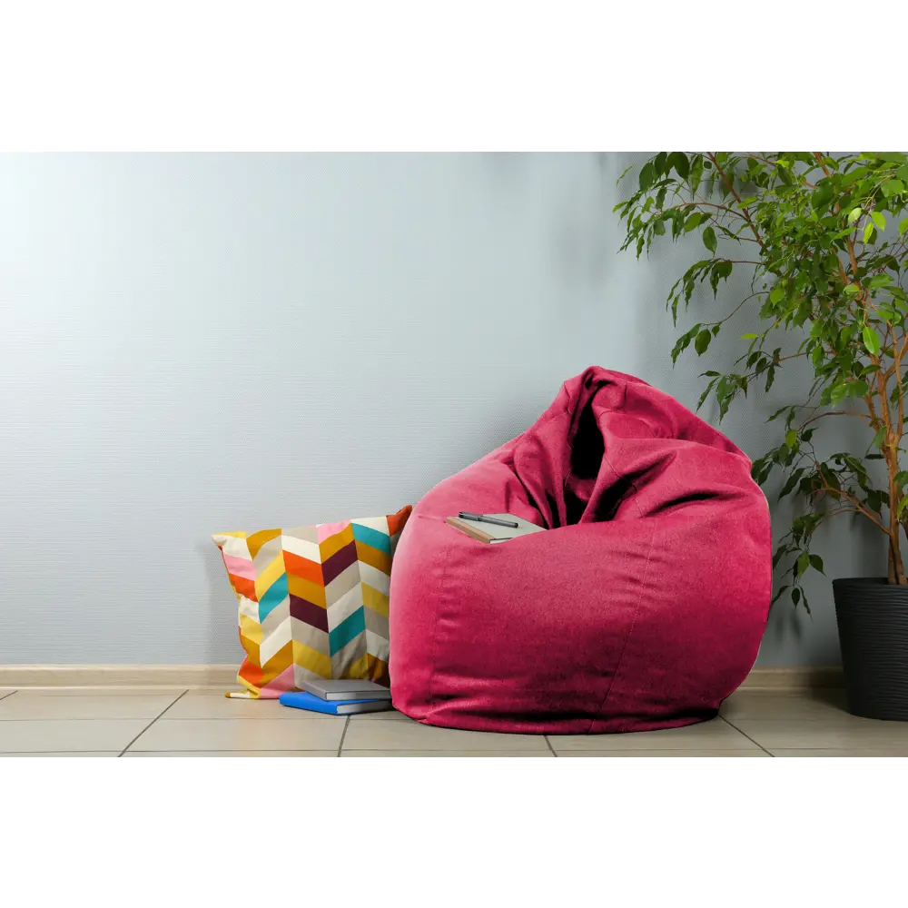 Кресло-груша Seasons полиэстер цвет краплак 120x70x60 см STLM-2105465 - Вид №3