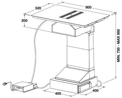 Fulgor Milano Индукционная плита со встроенной вытяжкой класса a + sun-id-1390041 - Вид №1