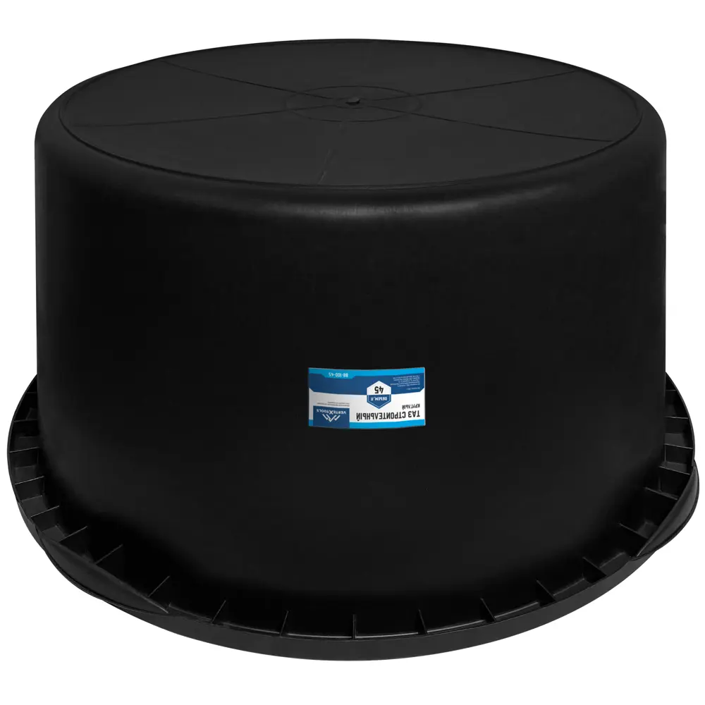 Емкость Vertextools 88-100-45 круглая 45 л Santreyd STLM-2069498 - Вид №4