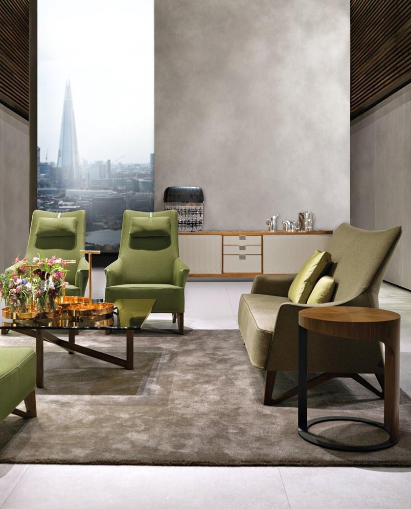 Giorgetti Кожаное кресло с подголовником Mobius sun-id-1455860 - Вид №5