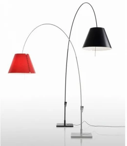 LUCEPLAN Регулируемый светодиодный торшер из поликарбоната Lady costanza