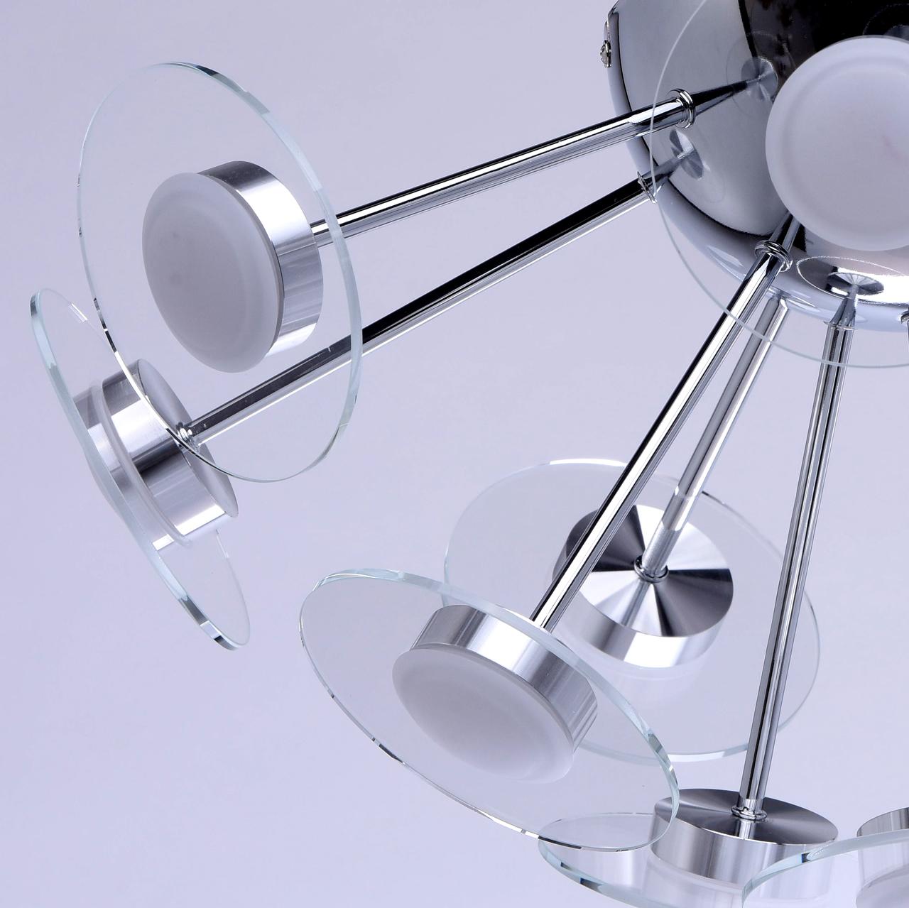 Потолочная люстра De Markt Граффити 18 678010912 DE MARKT ДИЗАЙНЕРСКИЕ, ГРАФФИТИ 183075 Хром  - Вид №3