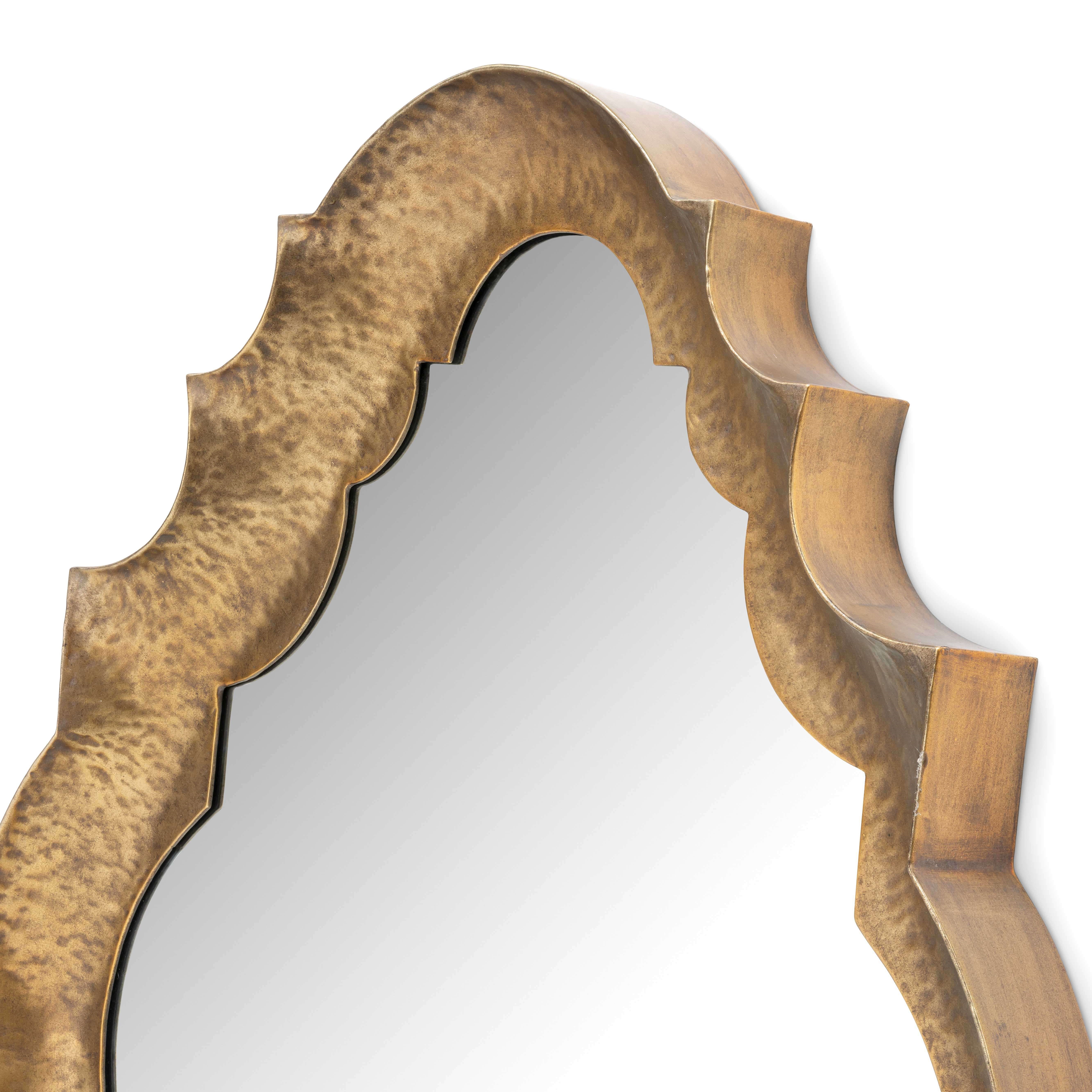 600942-01 ABHIKA ЗЕРКАЛО TEMP LUX H106 75X8 GOLD  - Вид №1