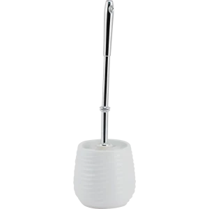 Ёршик для унитаза напольный Brissen «Bosco», полирезина, цвет белый