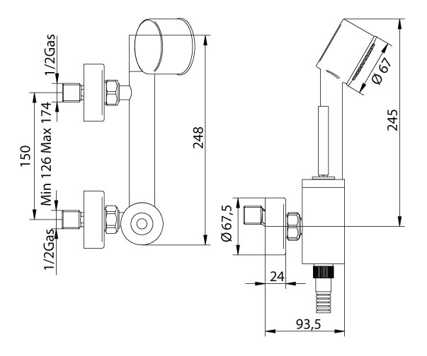 1583200000 Смеситель Bandini Free Santreyd - Вид №1