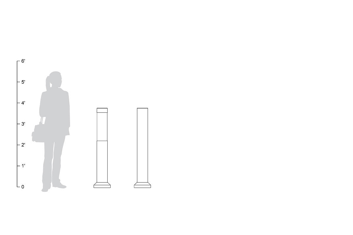 FSRT233 Столбик световой колонны  Forms-surfaces  - Вид №48