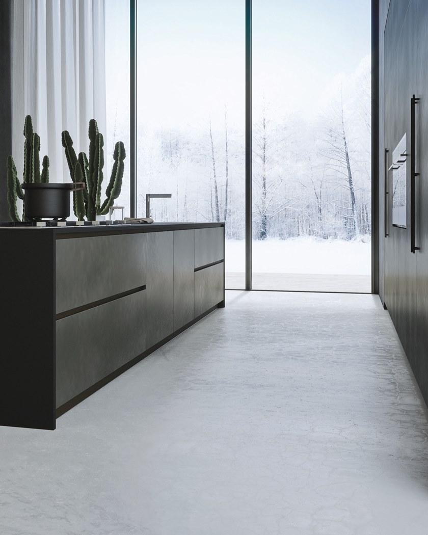 Alta Cucine Лакированная кухня с островом Sistema 22 sun-id-1378125 - Вид №1