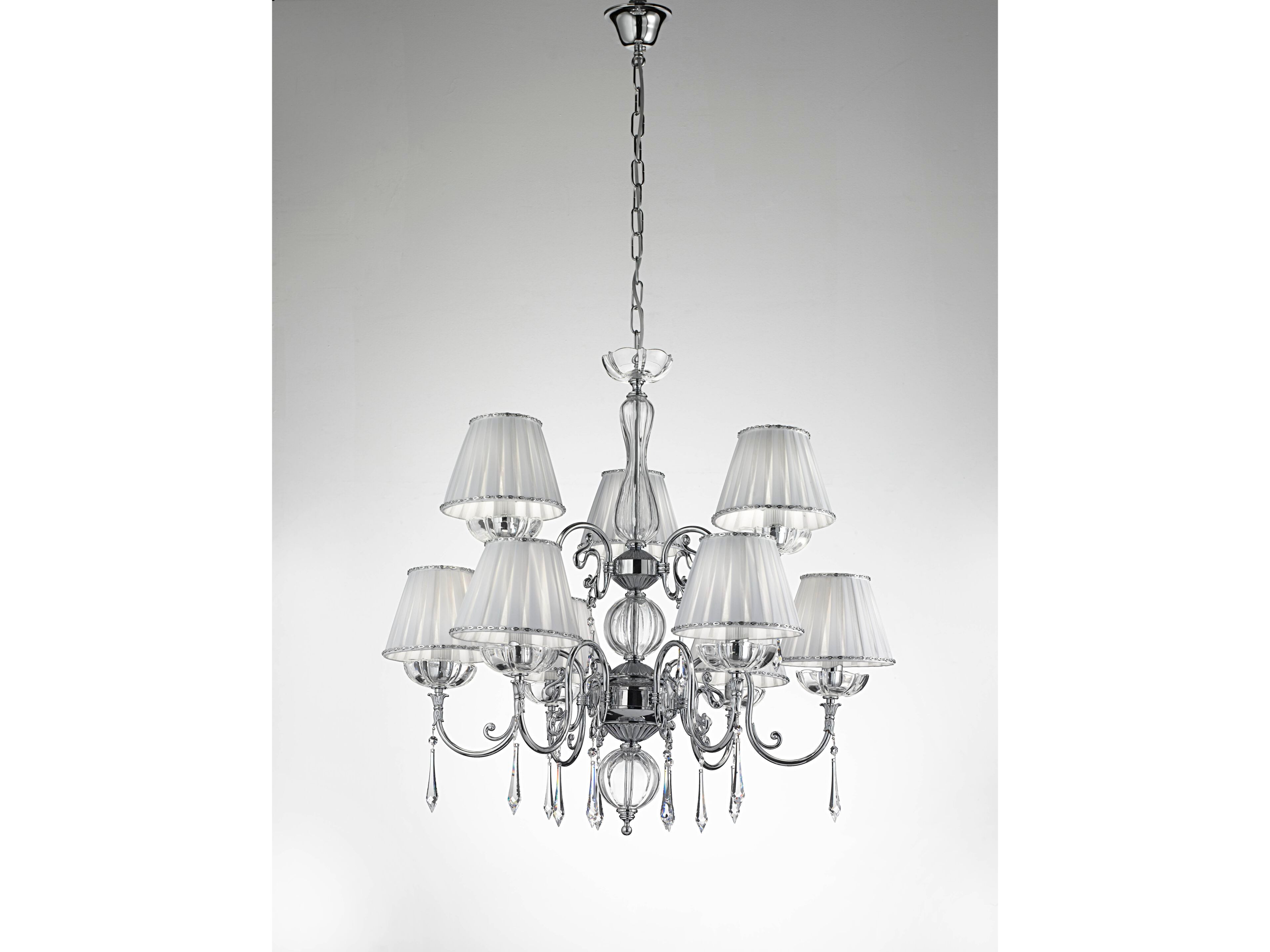 Латунный подвесной светильник Cremasco Illuminazione 7365/6+3 L ARCH-00000424 - Вид №1