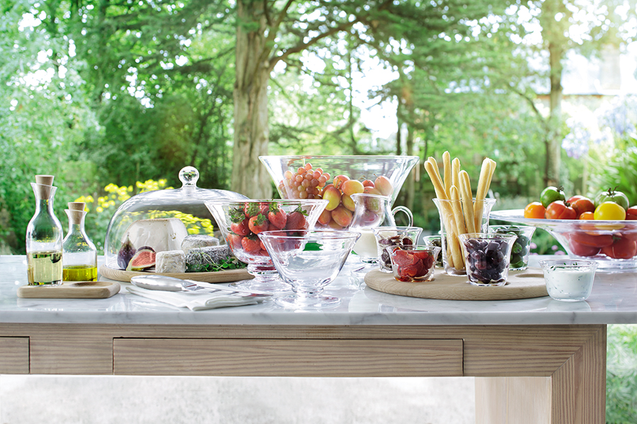 G1590-01-991 Блюдо со стеклянным куполом serve 20,5 х 25 см дуб LSA International  - Вид №5