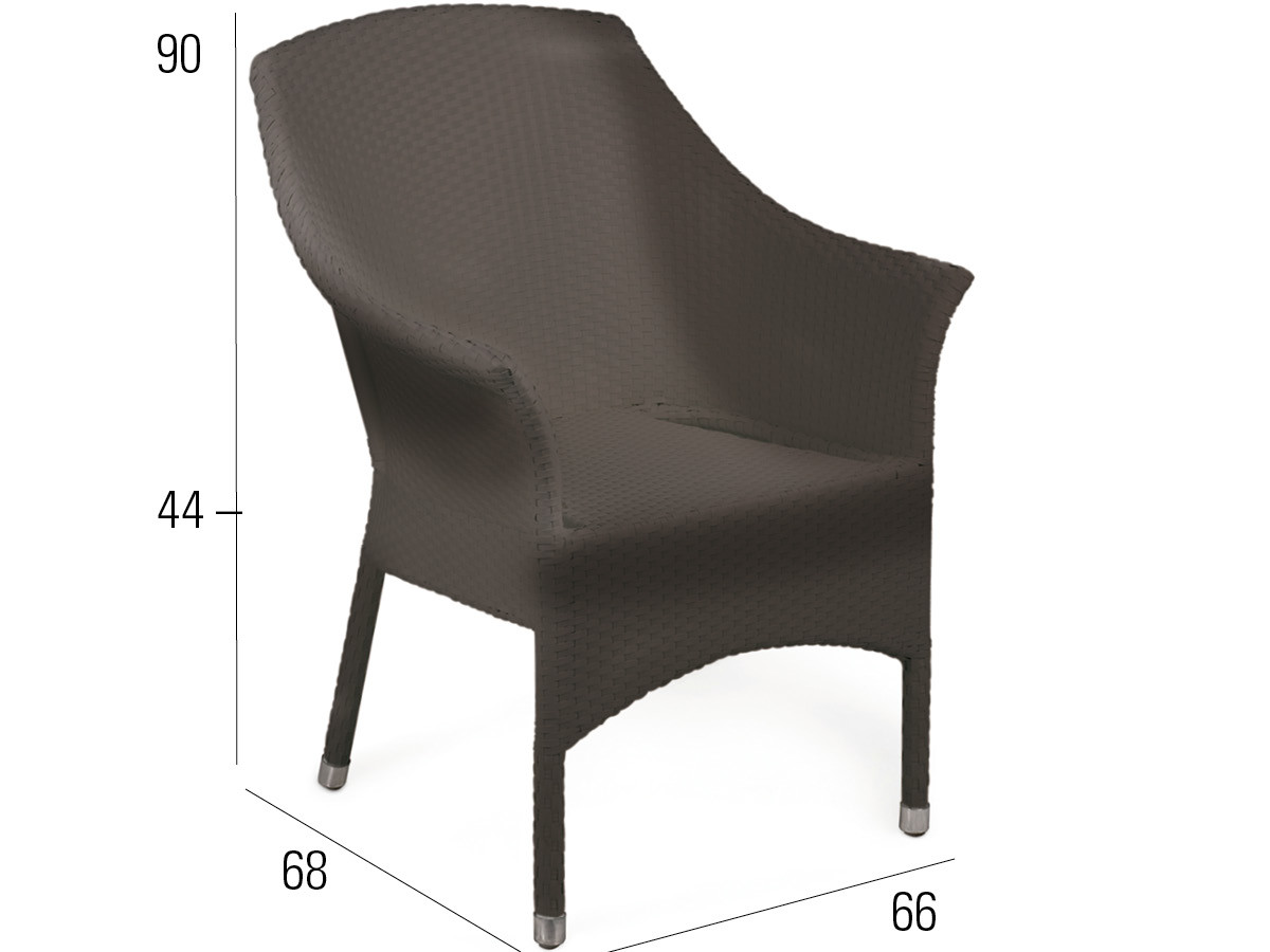 98.00.0872 Balou Обеденный набор мокка из 9 предм. - в том числе 4 кресла из мокки Balou, 4 подушки сиденья (цвет на ваш выбор), 1 стол из мокки Bellini, стеклянная поверхность 90 × 90 Mbm  - Вид №1