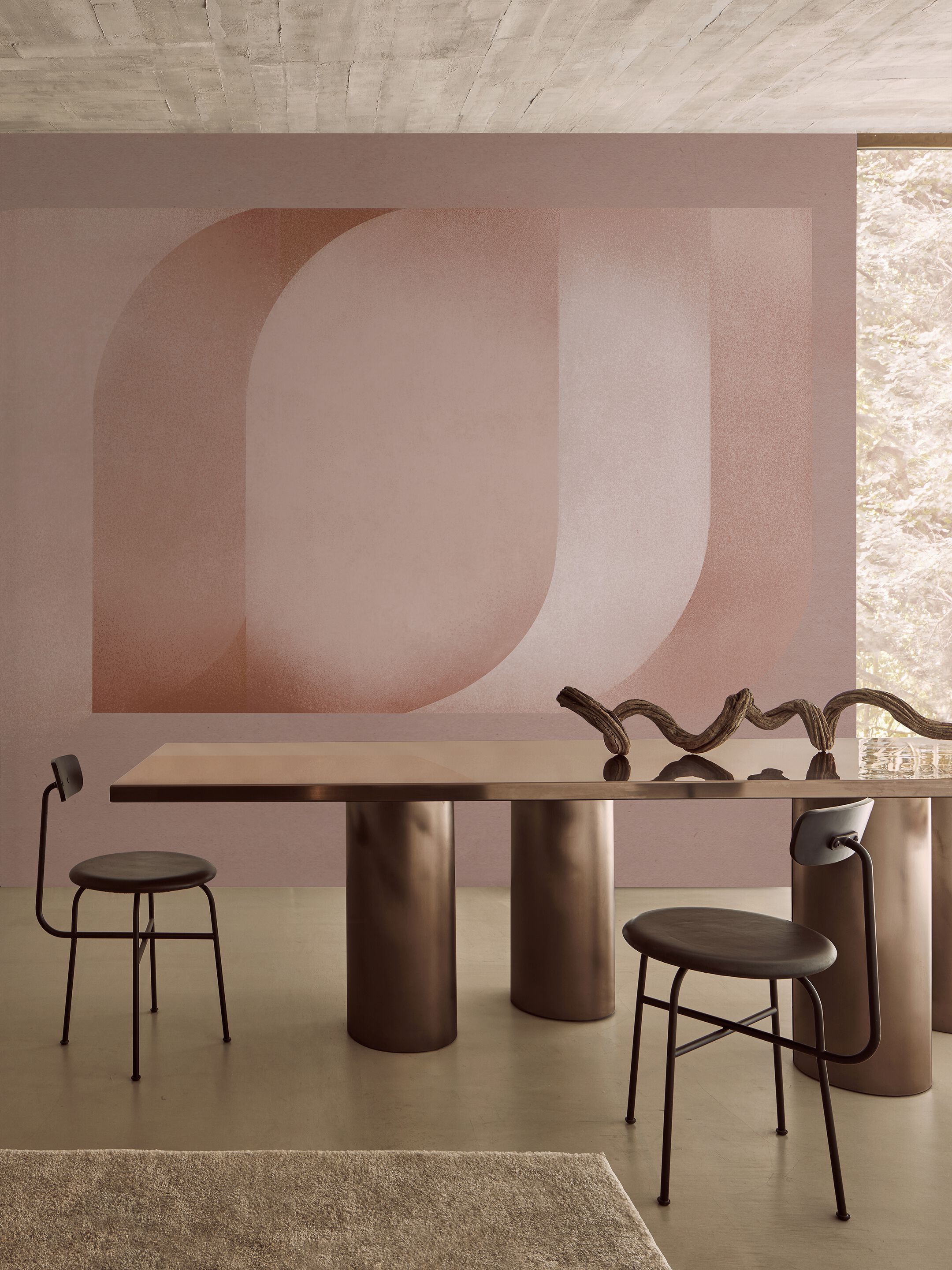 Обои из органического био-винила Wall&decò Современные обои 2025 года ARCH-00100042 - Вид №1