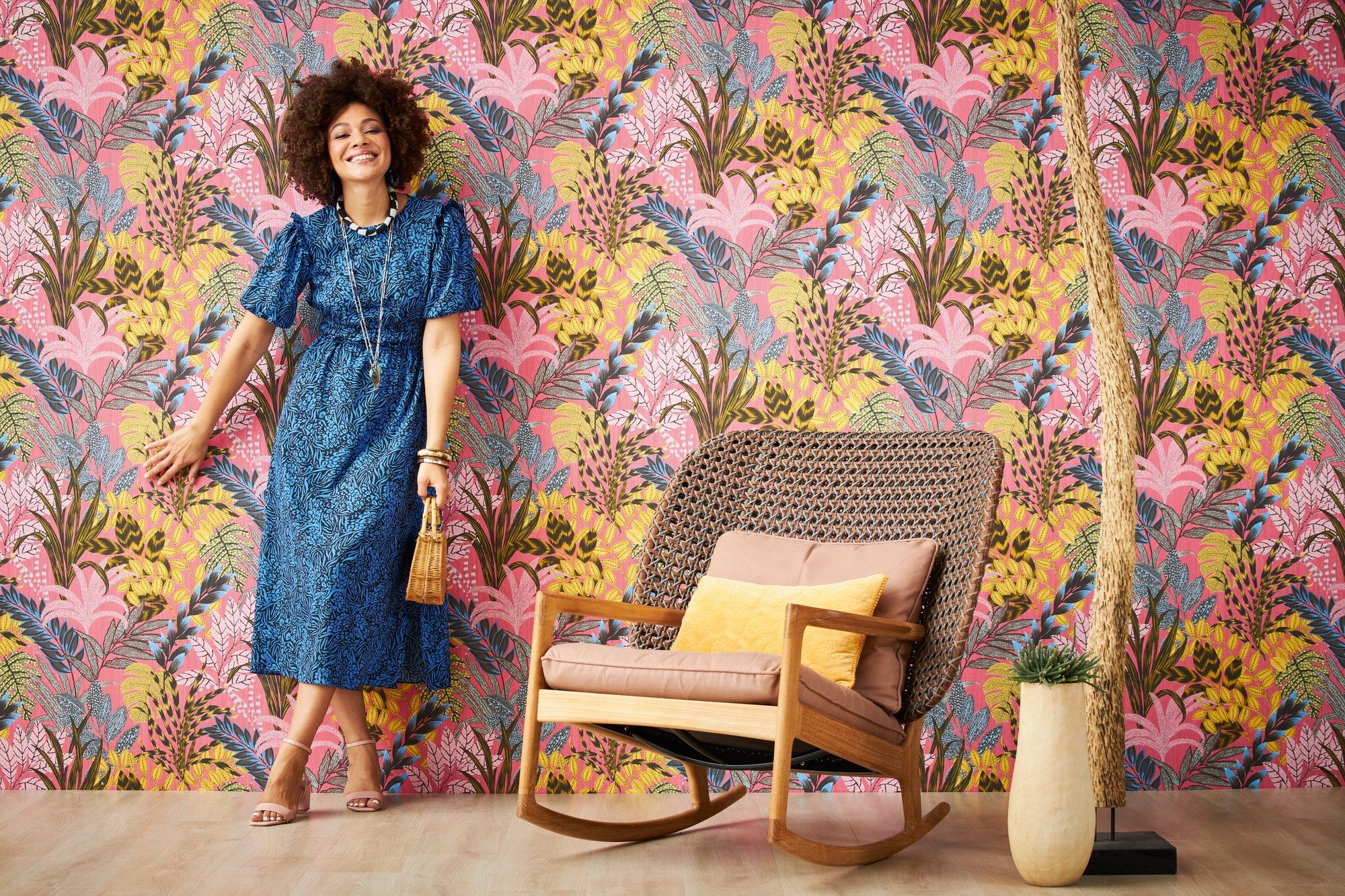 Виниловые обои с цветочным рисунком Architects Paper Metropolitan Stories II ARCH-00005622 - Вид №2