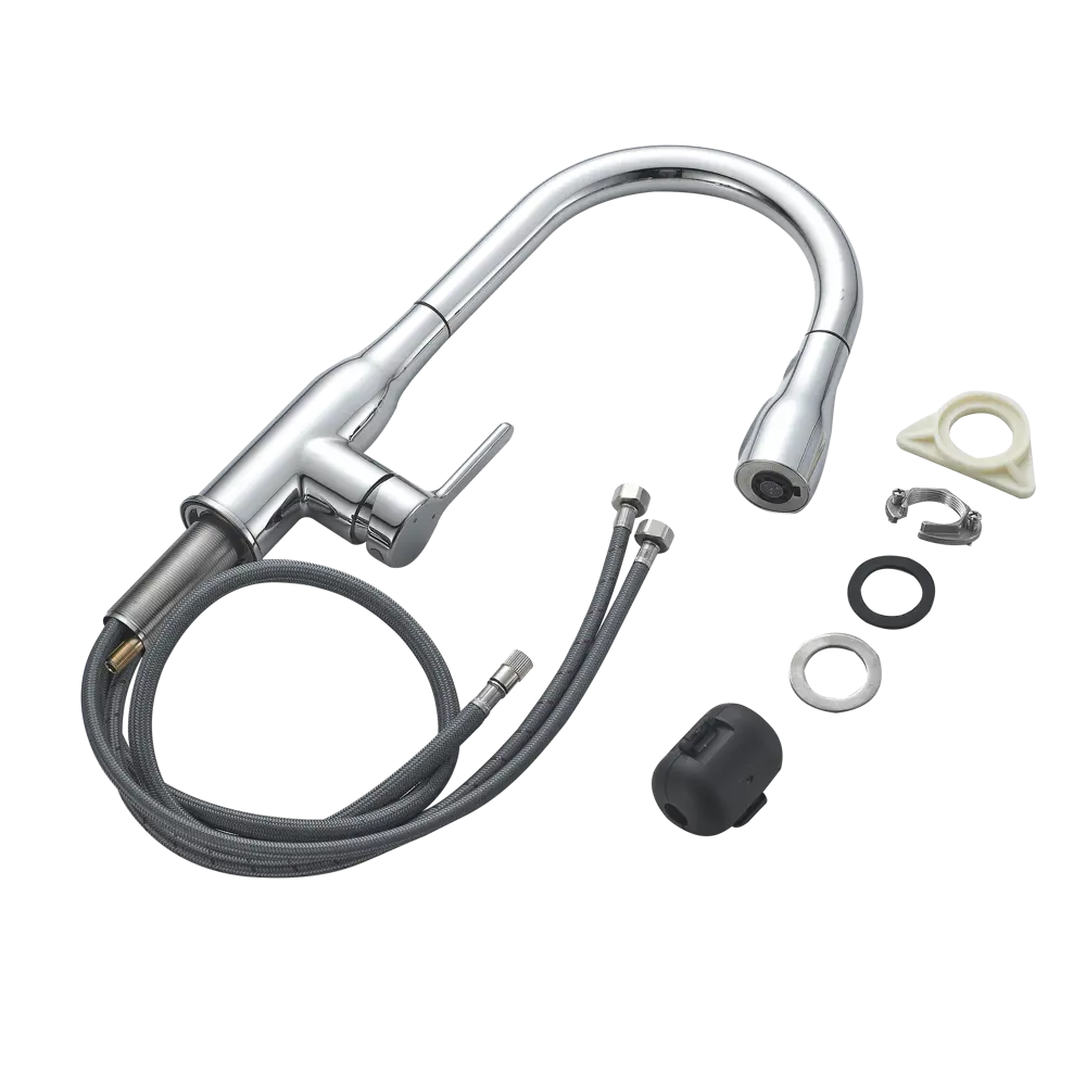 Смеситель кухонный Delinia Fanny общая высота 40.0 см цвет хром STLM-2080972 - Вид №8